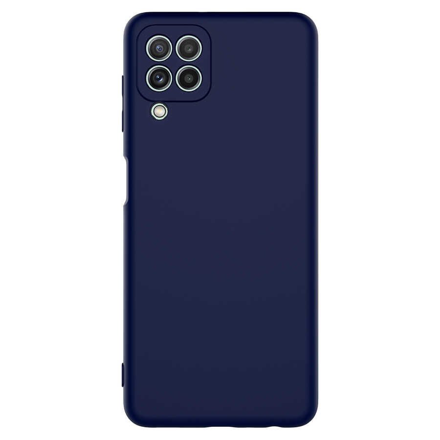 Galaxy A22 4G Kılıf Zore Mara Lansman Kılıf-Lacivert
