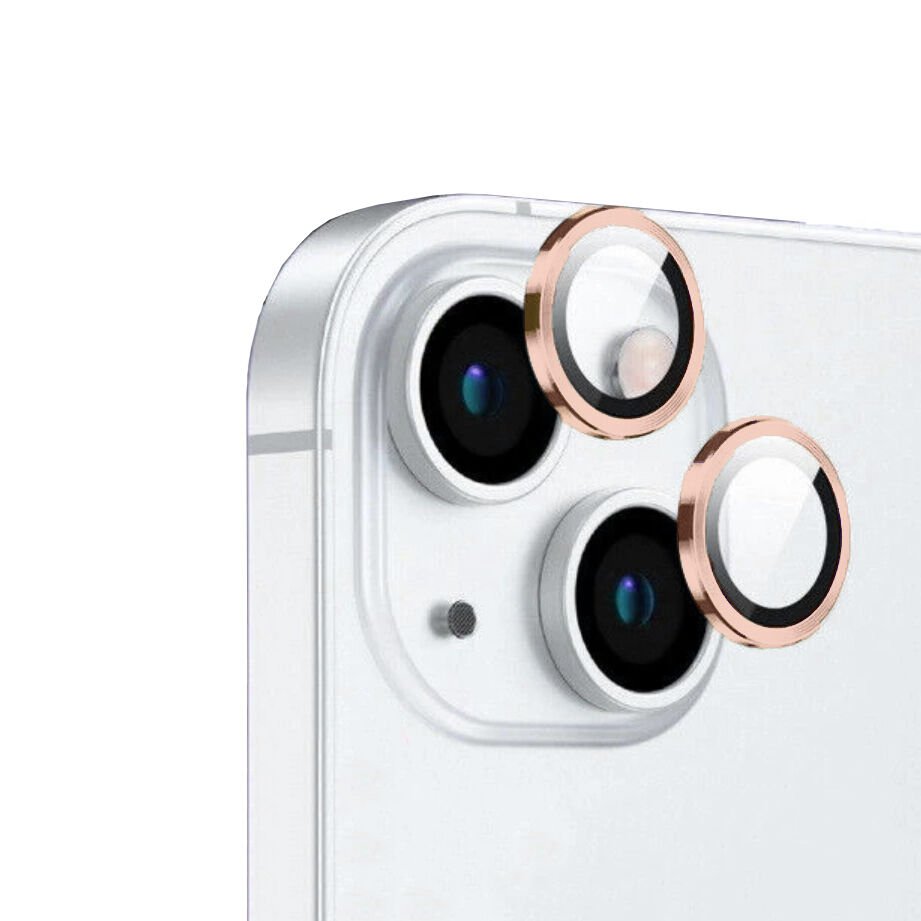 iPhone 15 Zore CL-12 Premium Safir Parmak İzi Bırakmayan Anti-Reflective Kamera Lens Koruyucu-Pembe