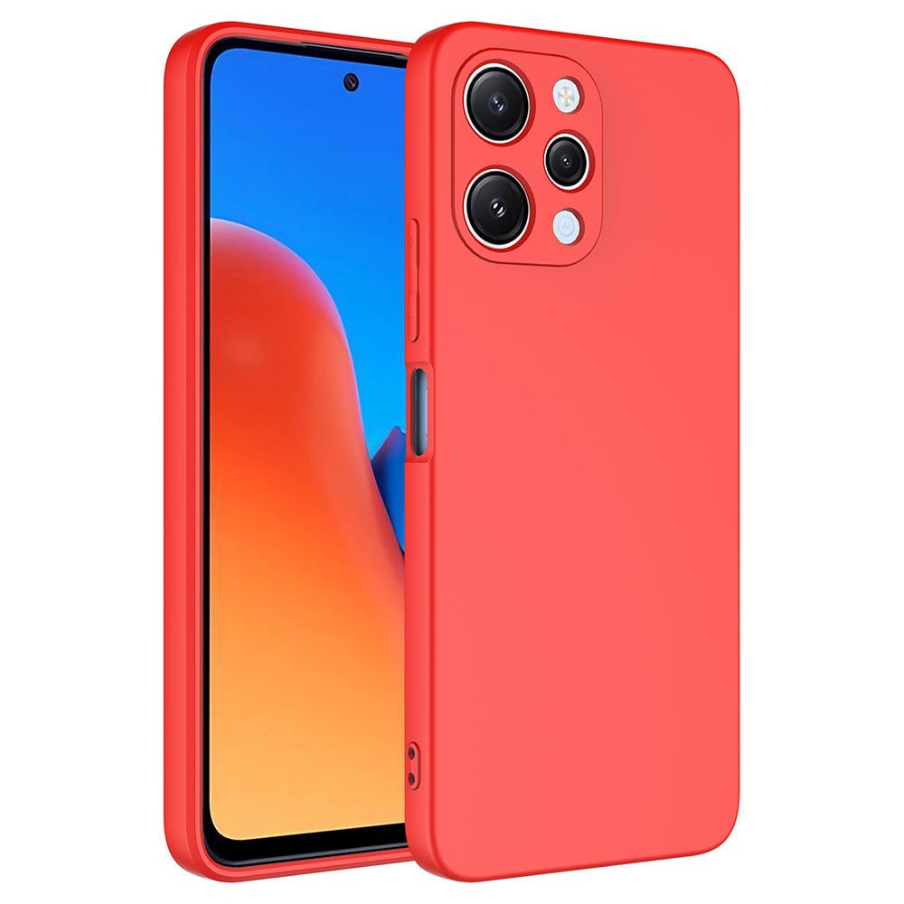 Xiaomi Redmi 12 Kılıf Zore Mara Lansman Kılıf-Kırmızı
