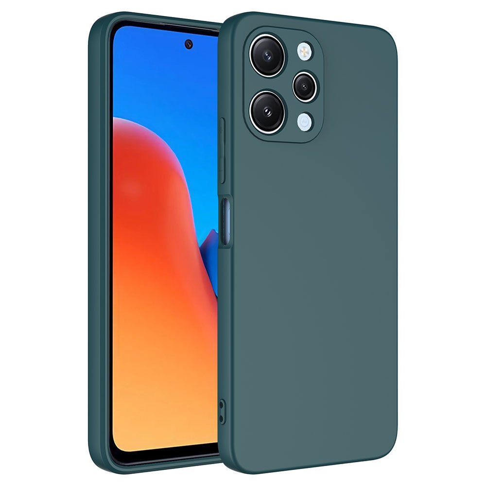 Xiaomi Redmi 12 Kılıf Zore Mara Lansman Kılıf-Koyu Yeşil
