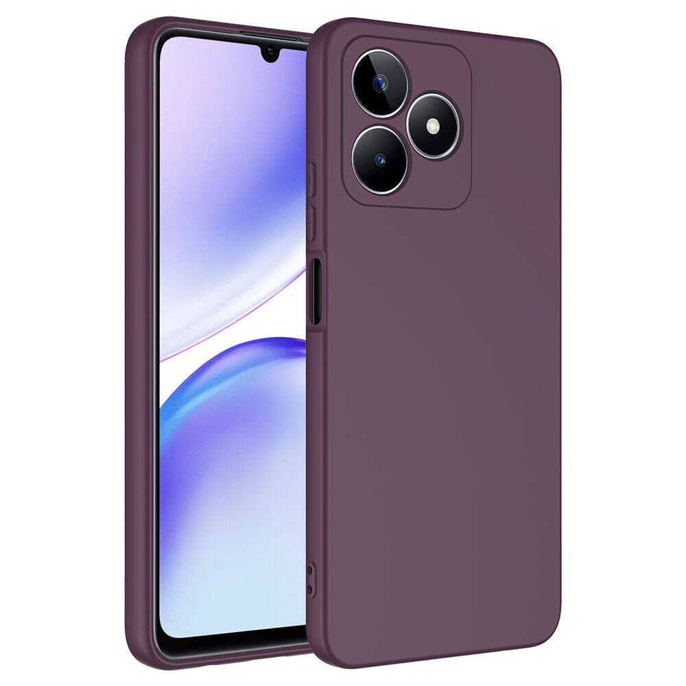Realme C53 Kılıf Zore Mara Lansman Kılıf-Koyu Mor