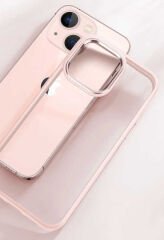 iPhone 11 Kılıf Zore Krom Kılıf-Açık Yeşil
