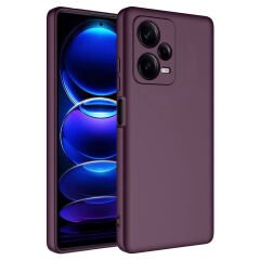 Xiaomi Redmi Note 12 Pro Plus 5G Kılıf Zore Mara Lansman Kılıf-Koyu Mor