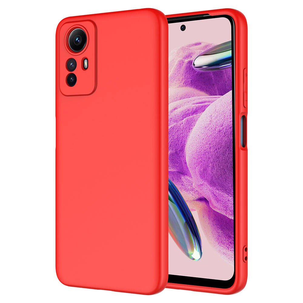 Xiaomi Redmi Note 12S Kılıf Zore Mara Lansman Kılıf-Kırmızı