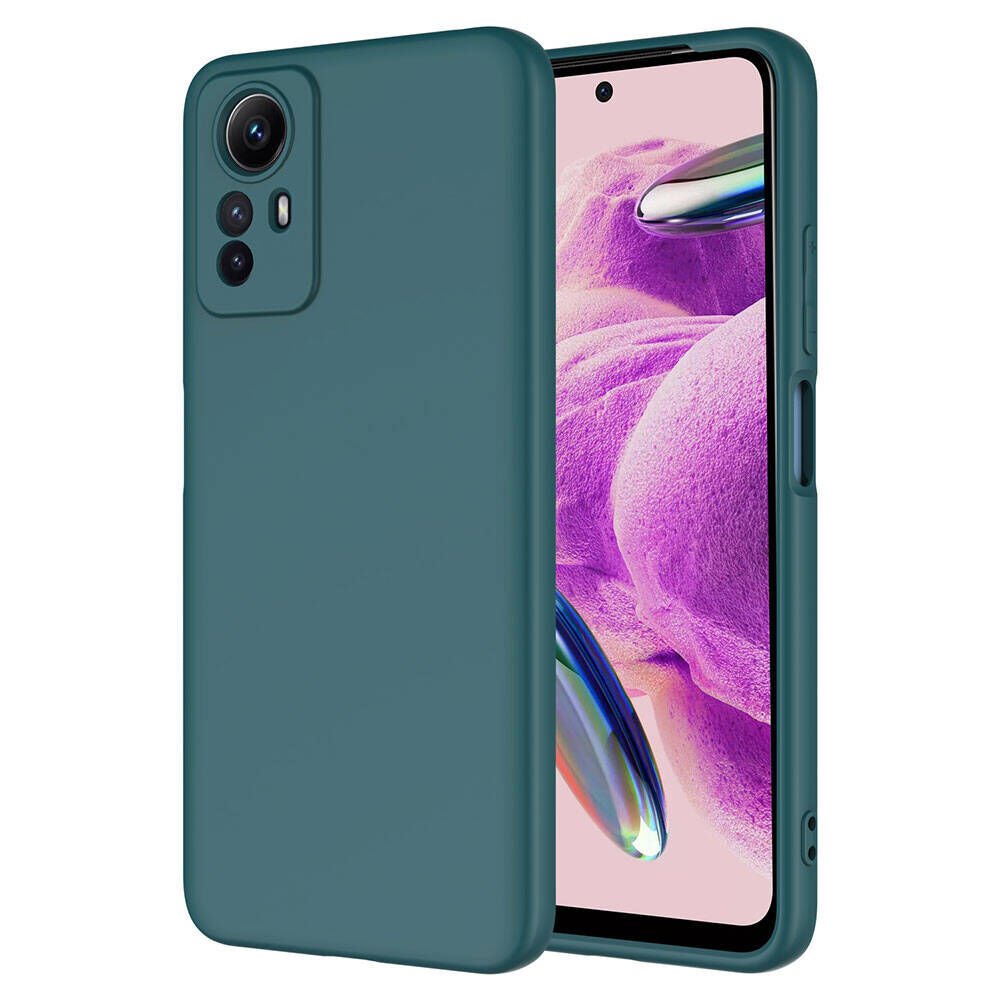 Xiaomi Redmi Note 12S Kılıf Zore Mara Lansman Kılıf-Koyu Yeşil