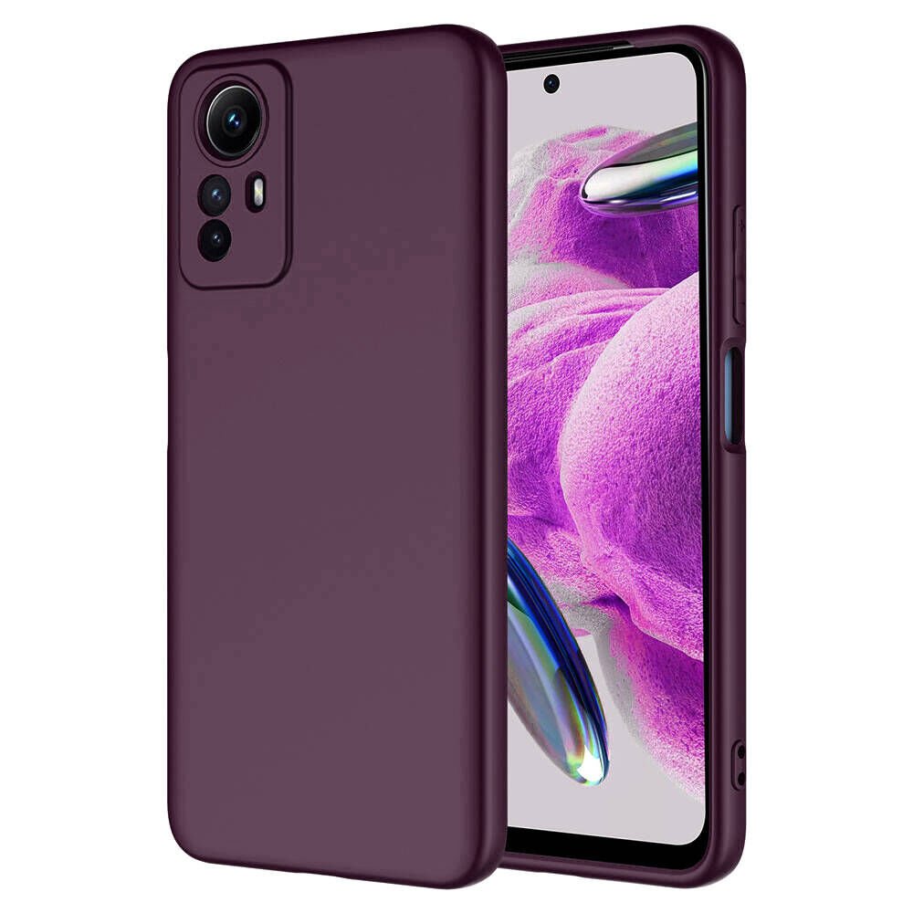 Xiaomi Redmi Note 12S Kılıf Zore Mara Lansman Kılıf-Koyu Mor