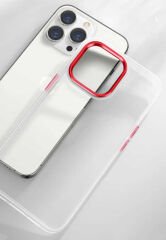 iPhone 13 Kılıf Zore Krom Kılıf-Mavi