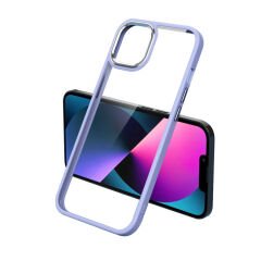 iPhone 13 Kılıf Zore Krom Kılıf-Lila