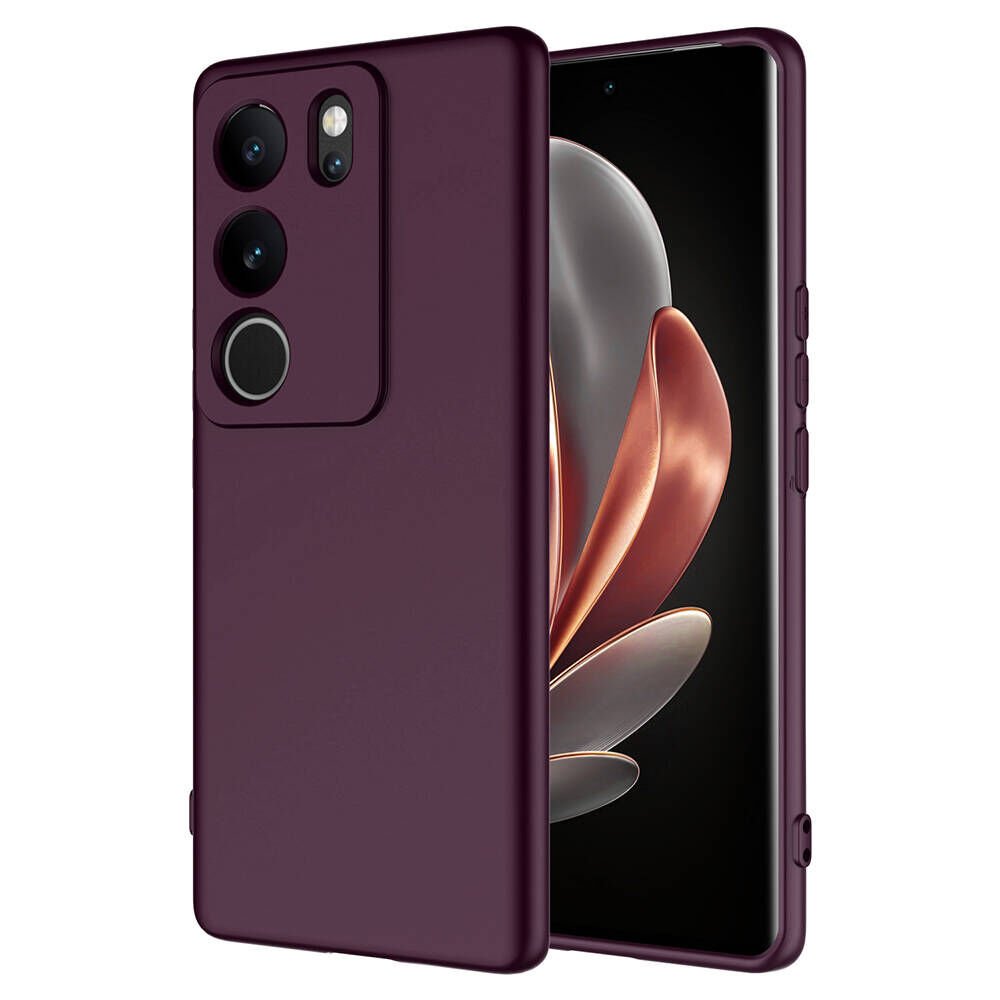 Vivo V29 5G Kılıf Zore Mara Lansman Kılıf-Koyu Mor
