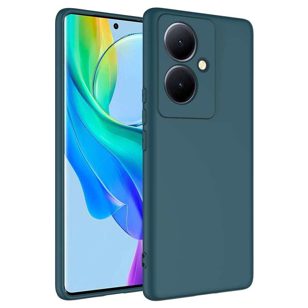 Vivo V29 Lite 5G Kılıf Zore Mara Lansman Kılıf-Koyu Yeşil