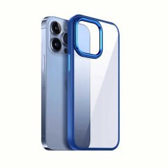 iPhone 13 Kılıf Zore Krom Kılıf-Lavendery Gray