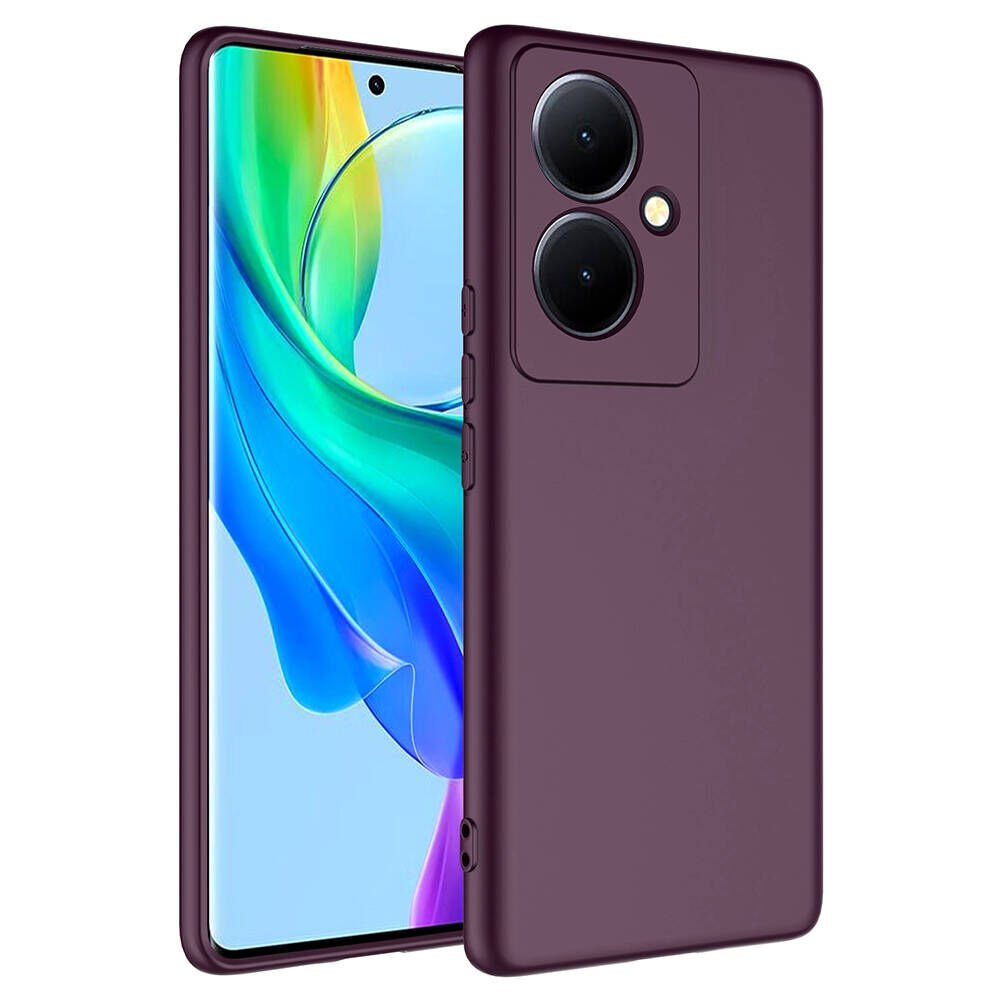 Vivo V29 Lite 5G Kılıf Zore Mara Lansman Kılıf-Koyu Mor