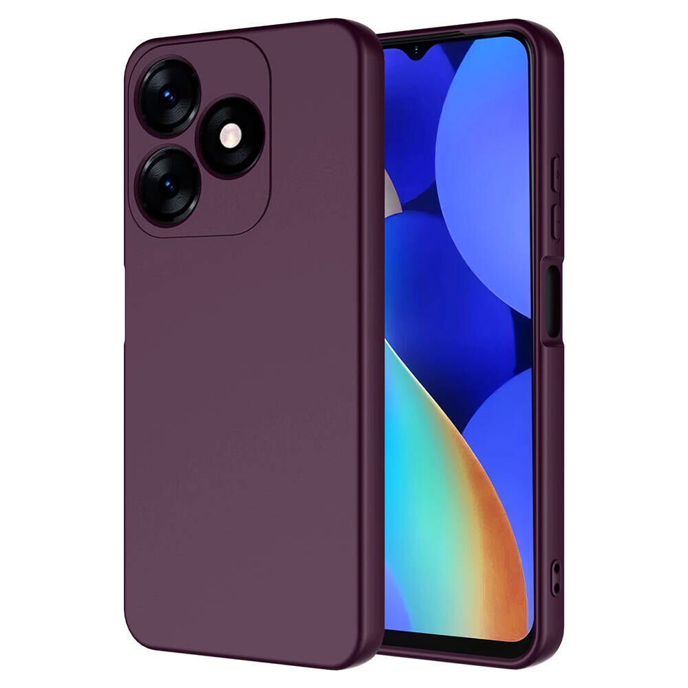 Tecno Spark 10C Kılıf Zore Mara Lansman Kılıf-Koyu Mor