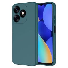 Tecno Spark 10 4G Kılıf Zore Mara Lansman Kılıf-Koyu Yeşil
