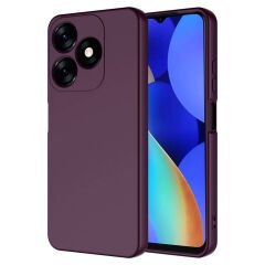 Tecno Spark 10 4G Kılıf Zore Mara Lansman Kılıf-Koyu Mor