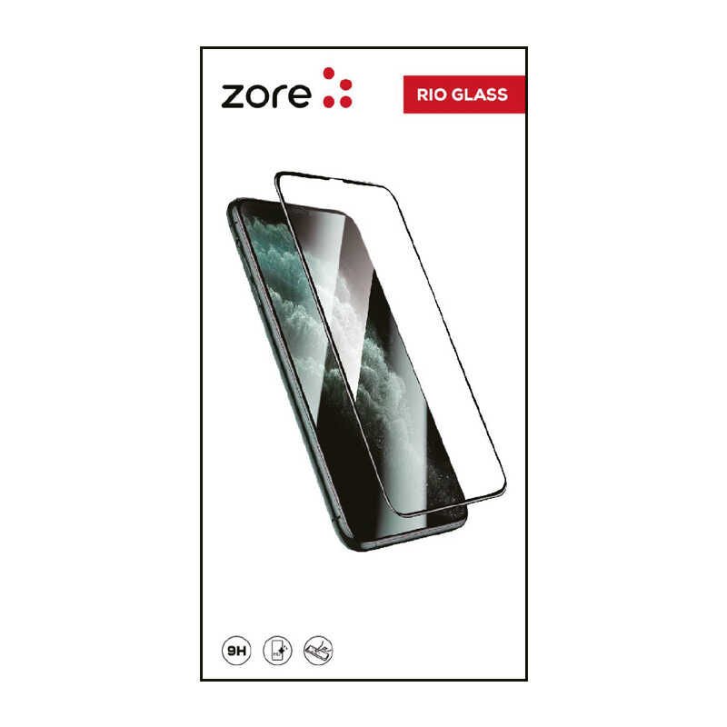 iPhone SE 2022 Zore Rio Glass Cam Ekran Koruyucu-Siyah