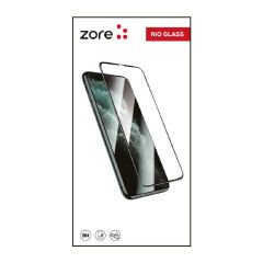 iPhone SE 2022 Zore Rio Glass Cam Ekran Koruyucu-Siyah