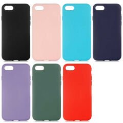 iPhone SE 2022 Kılıf Zore LSR Lansman Kılıf-Mor