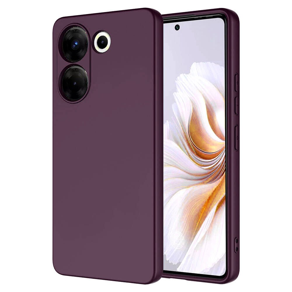 Tecno Camon 20 Pro 4G Kılıf Zore Mara Lansman Kılıf-Koyu Mor