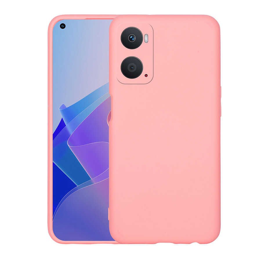Oppo A96 4G Kılıf Zore Mara Lansman Kılıf-Pembe Açık