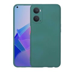Oppo A96 4G Kılıf Zore Mara Lansman Kılıf-Koyu Yeşil