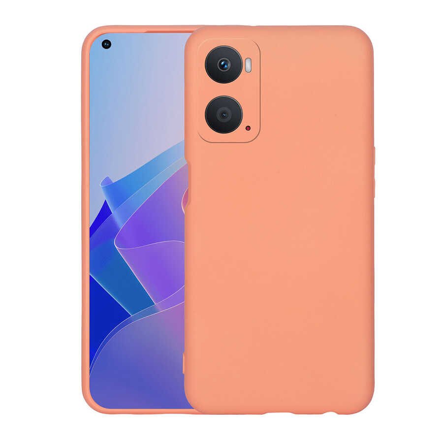 Oppo A96 4G Kılıf Zore Mara Lansman Kılıf-Turuncu