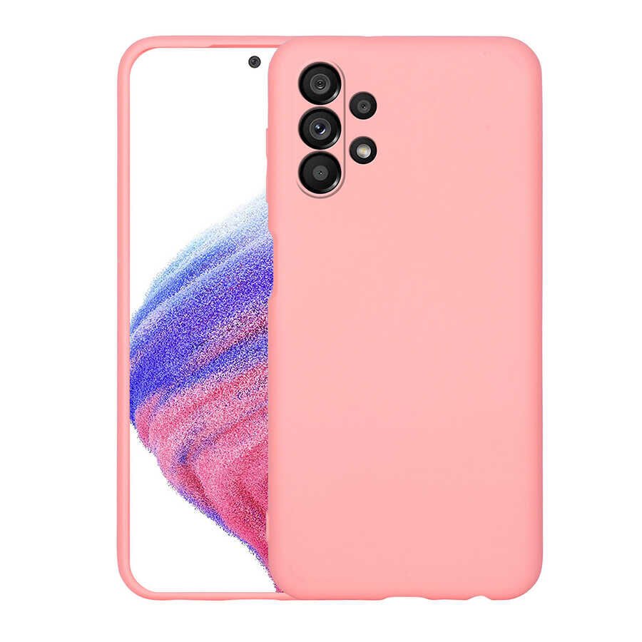 Galaxy A13 4G Kılıf Zore Mara Lansman Kılıf-Pembe Açık