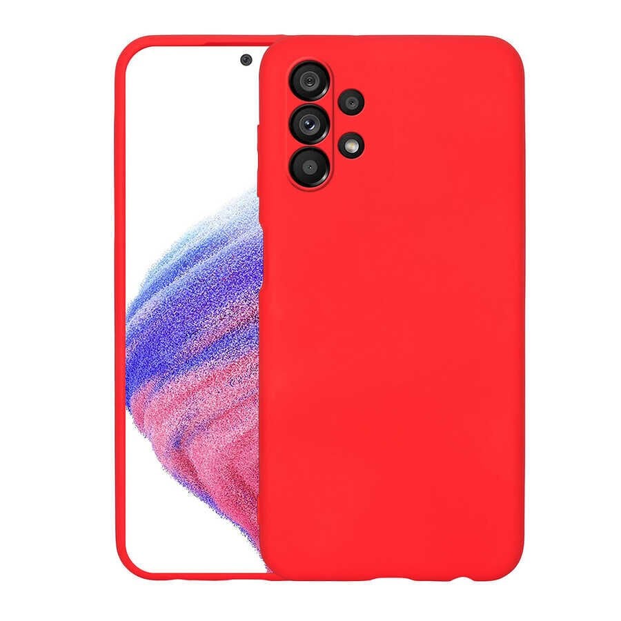 Galaxy A13 4G Kılıf Zore Mara Lansman Kılıf-Kırmızı