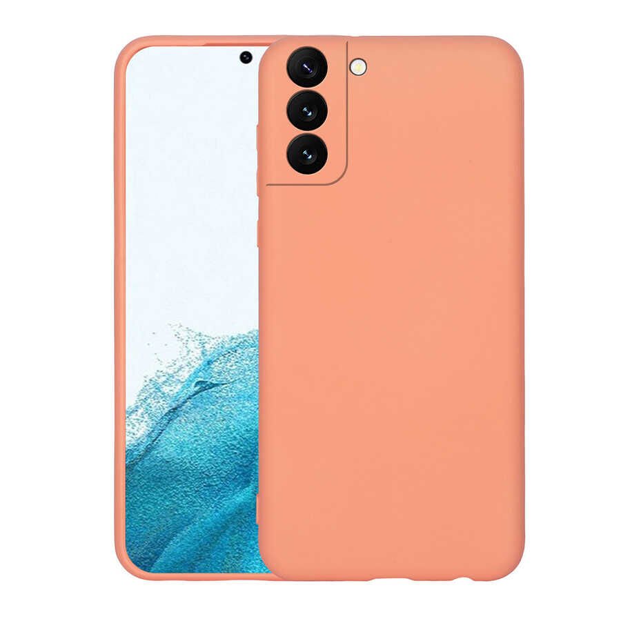 Galaxy S22 Kılıf Zore Mara Lansman Kılıf-Turuncu