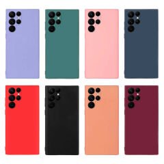 Galaxy S22 Ultra Kılıf Zore Mara Lansman Kılıf-Pembe Açık