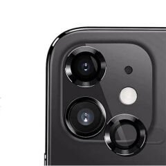 iPhone 12 Mini Zore CL-12 Premium Safir Parmak İzi Bırakmayan Anti-Reflective Kamera Lens Koruyucu-Mavi