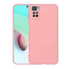 Xiaomi Redmi Note 11S Global Kılıf Zore Mara Lansman Kılıf-Pembe Açık