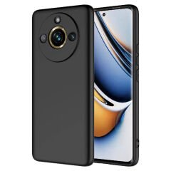 Realme 11 Pro Plus Kılıf Zore Mara Lansman Kılıf-Siyah