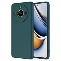 Realme 11 Pro Plus Kılıf Zore Mara Lansman Kılıf-Koyu Yeşil