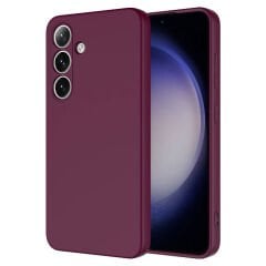 Galaxy S24 Plus Kılıf Zore Mara Lansman Kılıf-Koyu Mor
