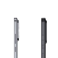 Xiaomi Mi 14 Kılıf Sert PC Arka Yüzey Wireless Şarj Özellikli Zore Flet M-safe Kılıf-Siyah