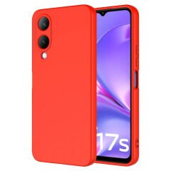 Vivo Y17S Kılıf Zore Mara Lansman Kılıf-Kırmızı