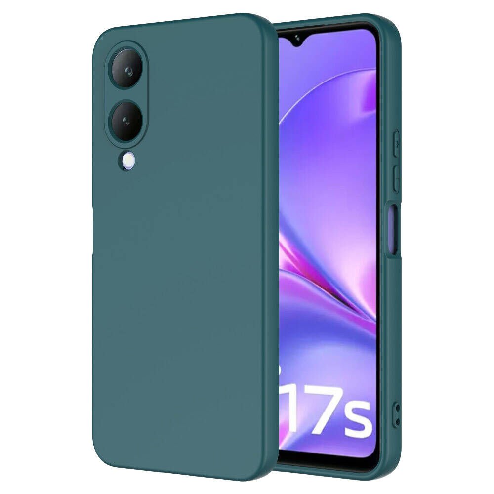 Vivo Y17S Kılıf Zore Mara Lansman Kılıf-Koyu Yeşil