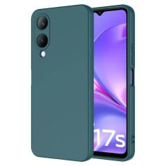 Vivo Y17S Kılıf Zore Mara Lansman Kılıf-Koyu Yeşil