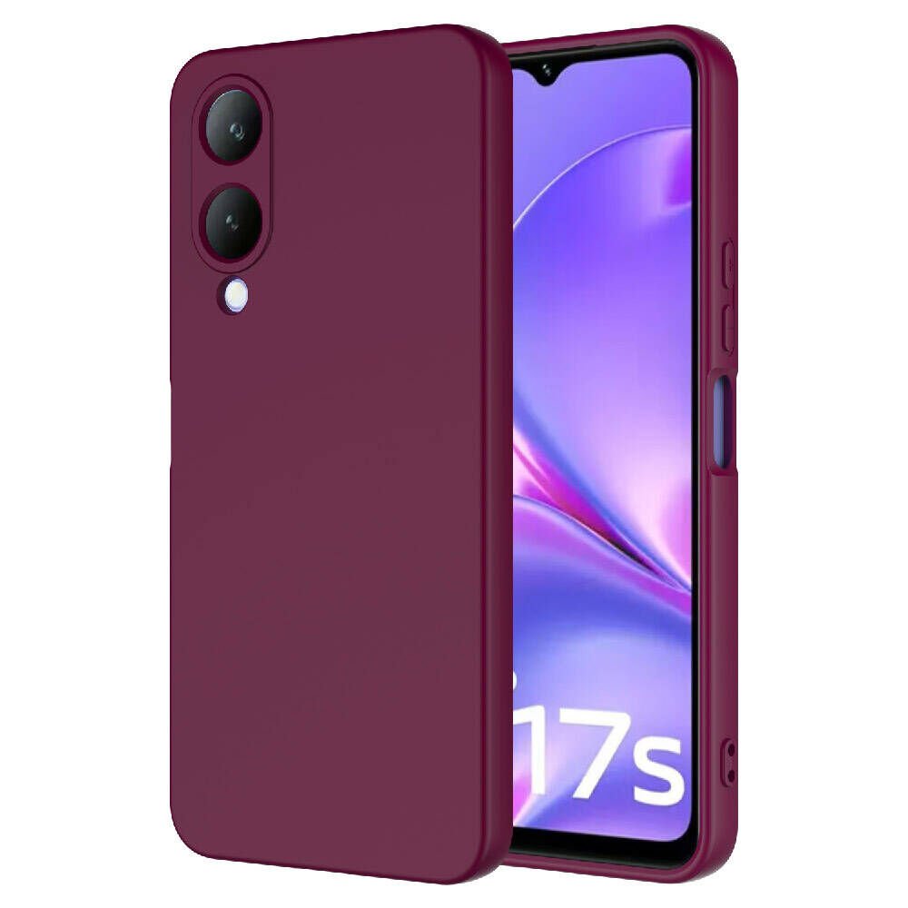 Vivo Y17S Kılıf Zore Mara Lansman Kılıf-Koyu Mor