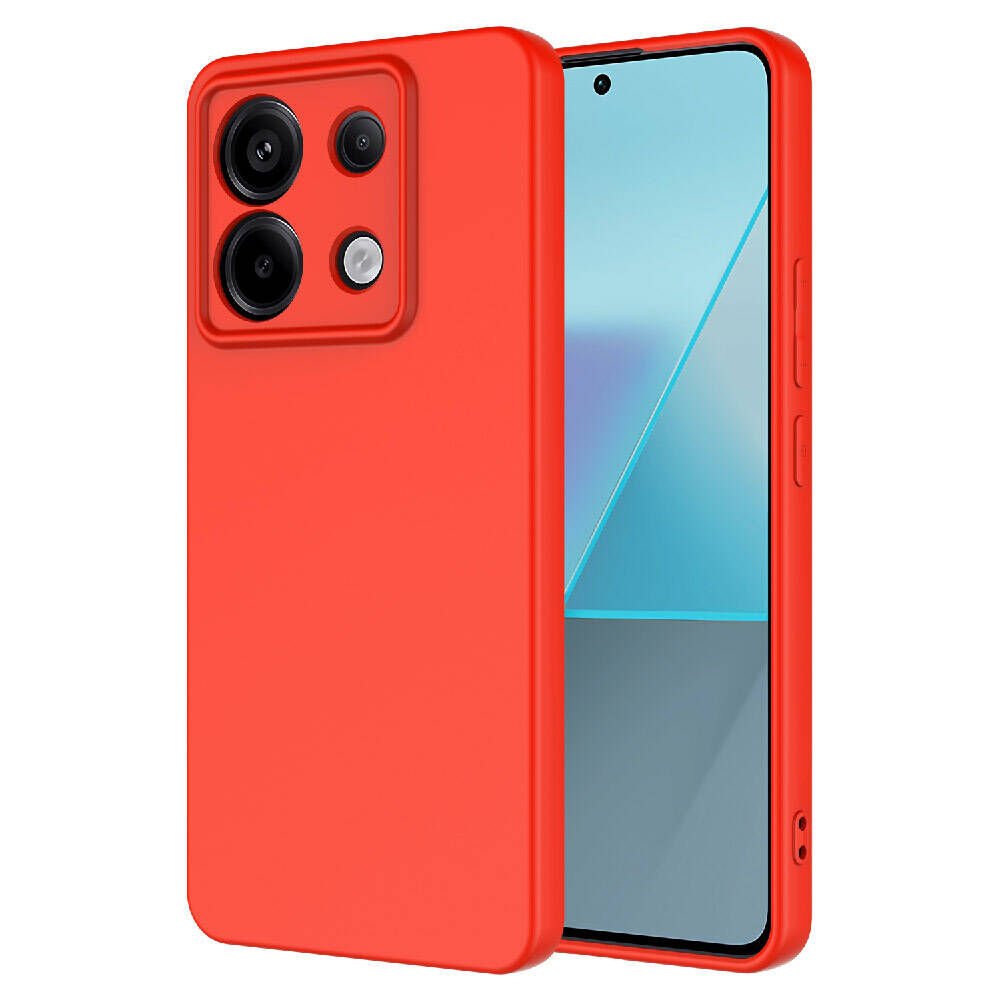 Xiaomi Redmi Note 13 Pro 5G Kılıf Zore Mara Lansman Kılıf-Kırmızı