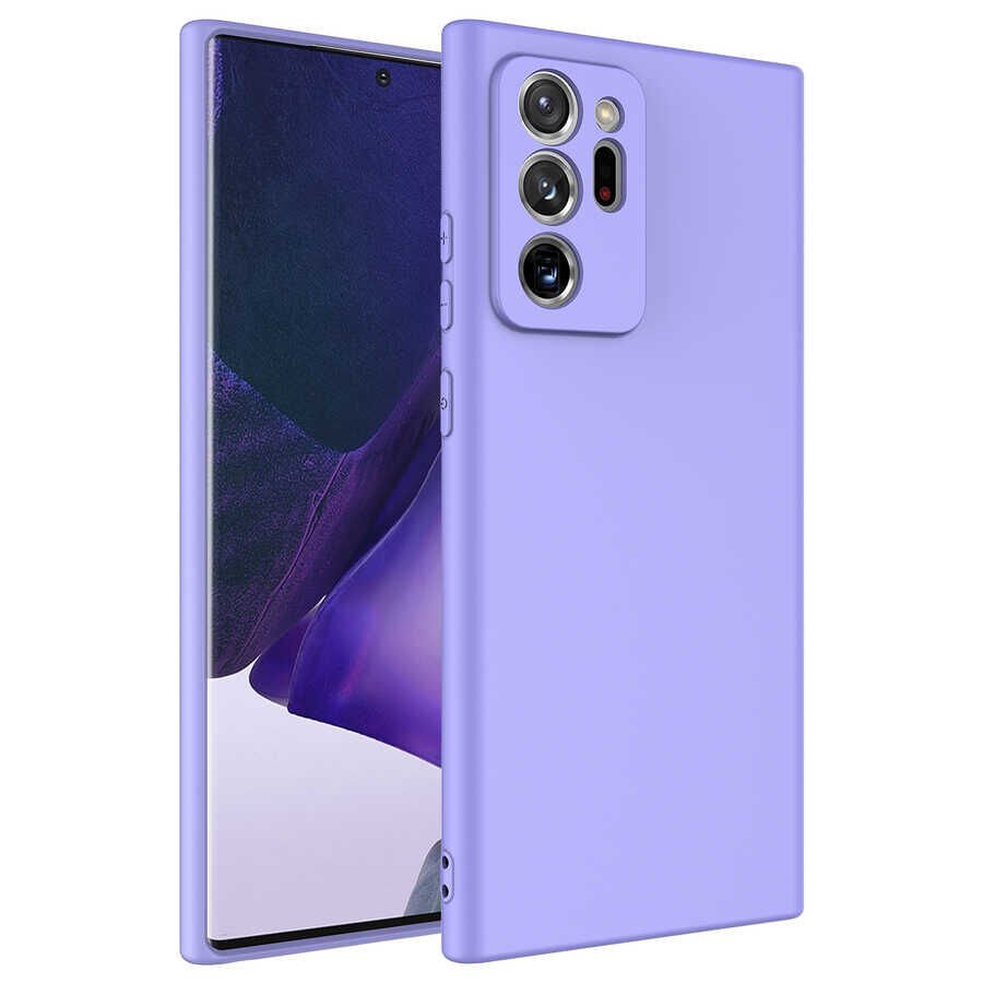 Galaxy Note 20 Ultra Kılıf Zore Mara Lansman Kılıf-Lila