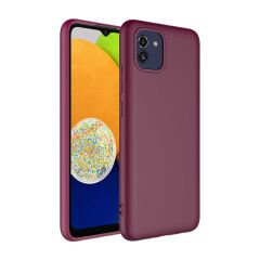 Galaxy A03 Kılıf Zore Mara Lansman Kılıf-Koyu Mor