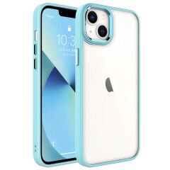 iPhone 14 Kılıf Zore Krom Kılıf-Yeşil