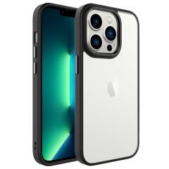 iPhone 14 Pro Kılıf Zore Krom Kılıf-Siyah