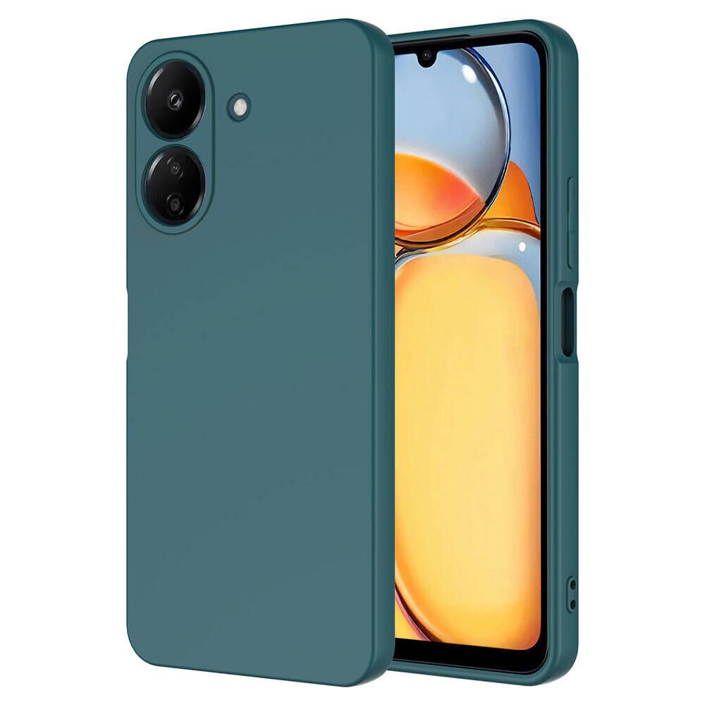 Xiaomi Poco C65 Kılıf Zore Mara Lansman Kılıf-Koyu Yeşil