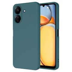 Xiaomi Poco C65 Kılıf Zore Mara Lansman Kılıf-Koyu Yeşil