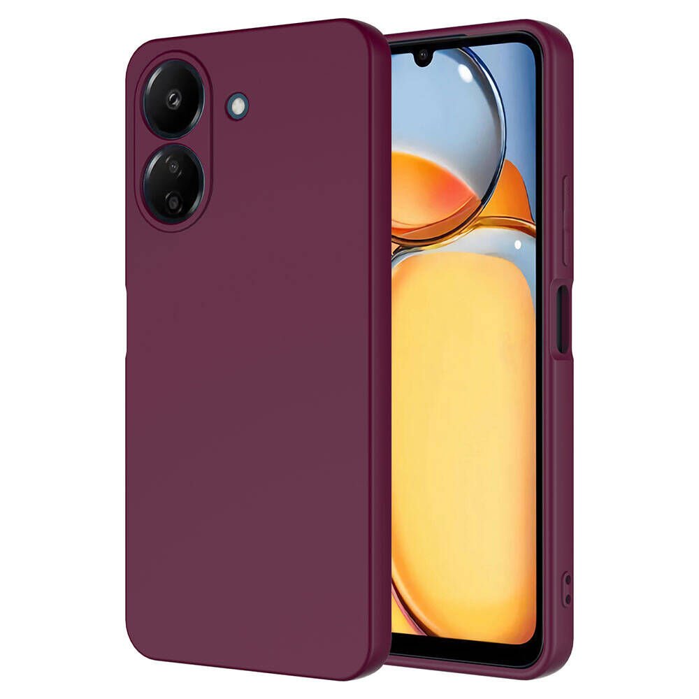 Xiaomi Poco C65 Kılıf Zore Mara Lansman Kılıf-Koyu Mor