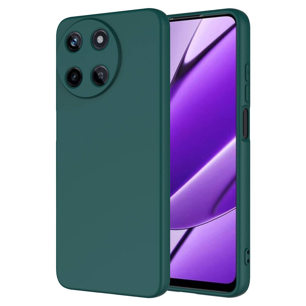 Realme 11 4G Kılıf Zore Mara Lansman Kılıf-Koyu Yeşil