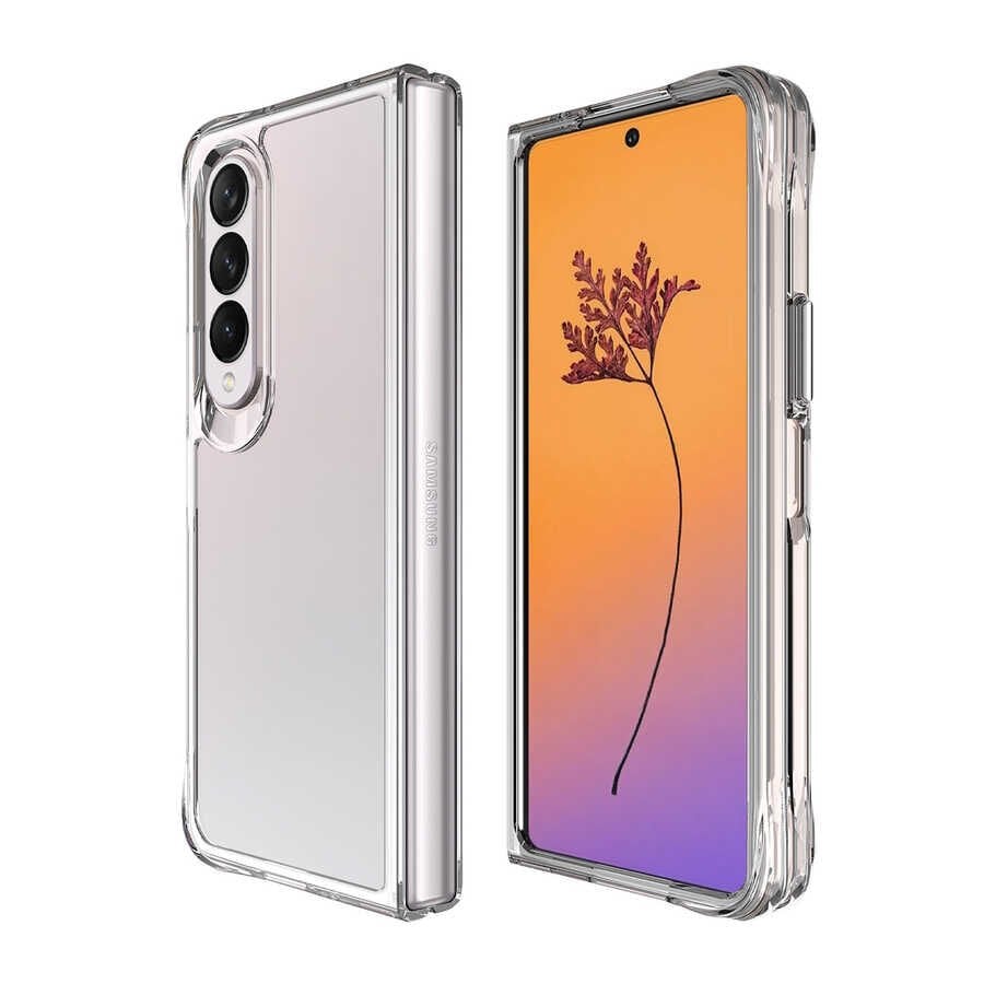 Galaxy Z Fold 4 Kılıf Zore Vonn Kılıf-Renksiz